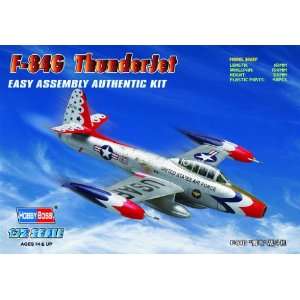  F 84G Thunderjet USAF Turbo Fighter Bomber (Easy Assembly 
