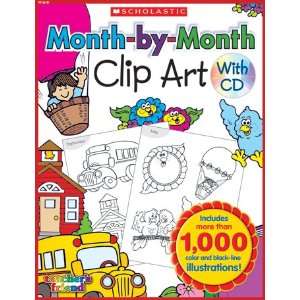  TEACHERS FRIEND MONTH BY MONTH CLIP ART BOOK: Everything 