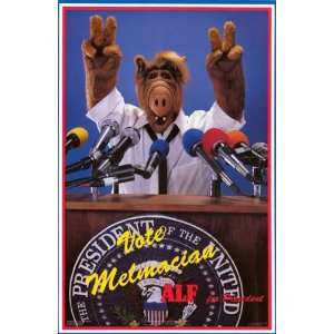 Alf for President   Vote Melmacian   Original 1988 23x35 