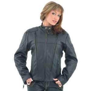 Ladies Vented Cordura Textile & Leather Motorcycle Racing Jackets with 