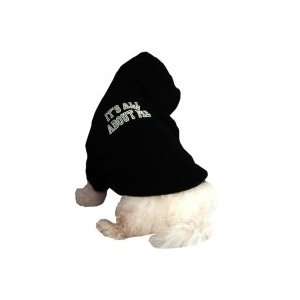  DOGGIE DUDS HOODED SWEATSHIRT ITS ALL ABOUT ME BK LG: Pet 