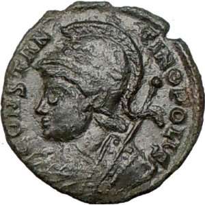 CONSTANTINE I the Great Founds CONSTANTINOPLE 330AD Ancient Roman Coin 