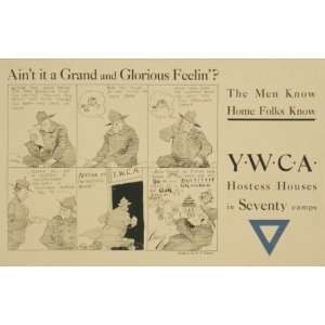   know YWCA hostess houses in seventy camps / 16 X 24 