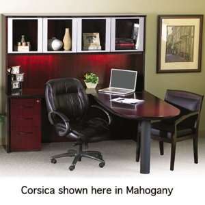  Mahogany Mayline Corsica 3 Drawer Lateral Wood Filing Cabinet 