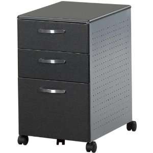   Eastwinds 3 Drawer Mobile Wood , Metal Filing Cabinet: Office Products