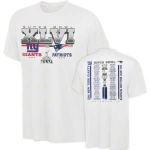   Reebok 2011 Super Bowl Dueling Rosters T Shirt