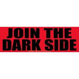  Join the Dark Side Star Wars Movie Mini Bumper Sticker 