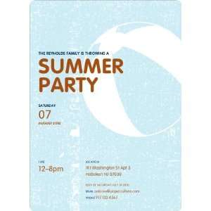  Beach Ball Summer Party Invitations: Health & Personal 