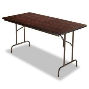   Folding Table, Rectangular, 60w x 30d x 29h, Walnut: Everything Else