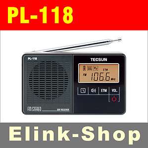 NEW TECSUN PL118 (PL 118) PLL DSP FM STEREO (auto tune + station 