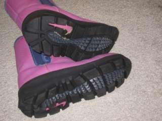   NIKE Girls Childrens Pink Insulated Winter Snow Boots Sz 12c  
