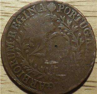 1727 ? Portugal 20 Reis   LARGE COIN   Very Nice LOOK  