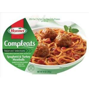 Hormel Microwaveable Compleats Balanced Selections Spaghetti & Turkey 