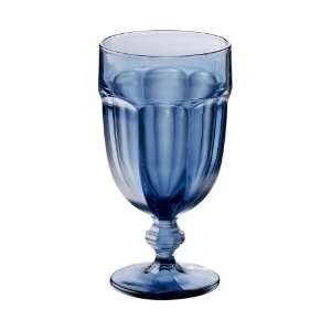   Ounce Footed Iced Tea Glass, Box Of 12, Dusky Blue: Kitchen & Dining