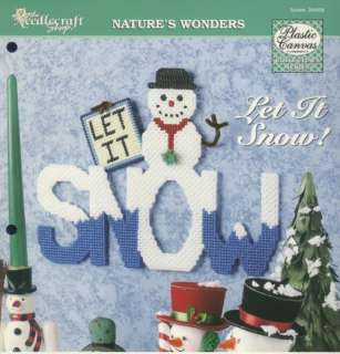 Let It Snow! 10 by 14 TNS Plastic Canvas Pattern  