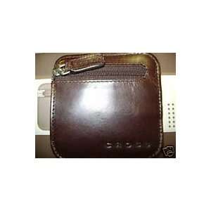  Cross Autocross Collection Brown Flat Coin Case 