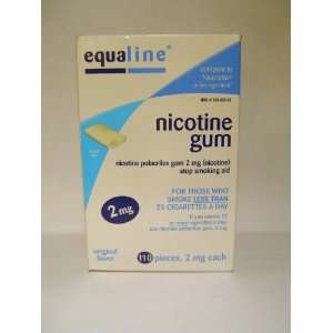  Nicotine Gum, 2 mg., original flavor, 110 pieces: Health 
