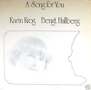 Karin Krog Bengt Hallberg Song For You RARE 1978 Jazz  