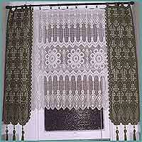 HassDesign Filet Crochet CURTAIN Patterns   signed bk  