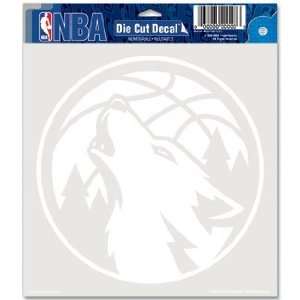  NBA Minnesota Timberwolves 8 X 8 Die Cut Decal: Sports 