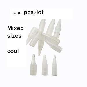  Mixed Sizes 1000Pcs Permanent Makeup Disposable Plastic 