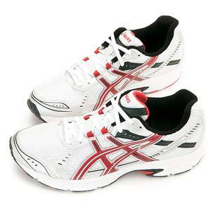   ASICS PATRIOT 4 Running Shoes White, Red, Black T1G2N 0121 #G39  