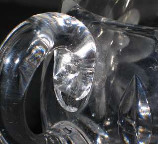 ANTIQUE ABP BRILLIANT CUT GLASS SUGAR & CREAMER SET  