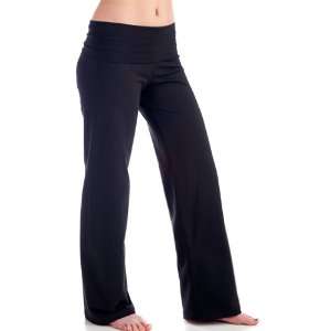   : Beckons Wisdom Fold Over Long Yoga Pants #B030L: Sports & Outdoors