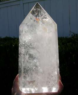 Huge Clear Quartz Point Cluster Crystal Brazil 4.2LBs  