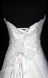 Org$1099 Maggie Sottero Pearl 14 Informal Wedding Bridal Dress  