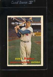 1957 TOPPS #170 DUKE SNIDER EXMT *11724  