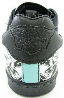 Christian Audigier Hardy blue black STACT Shoes Skull  