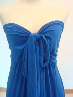 New Party Blue Halter Summer Maxi Dress Sz XL XXL 14 16  