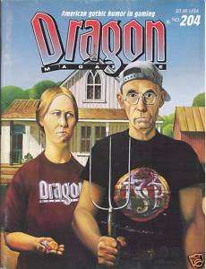 DRAGON Magazine #204   AD&D Fantasy RPG zine 1994  