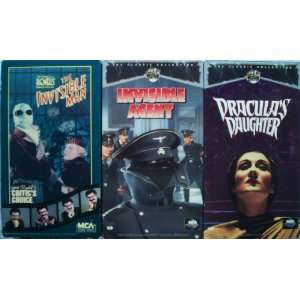  Classic Universal Horror Collection VHS 