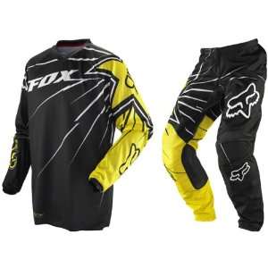   Bike Motorcycle Combo Jersey & Pants   Black/Yellow / Large/Size 26