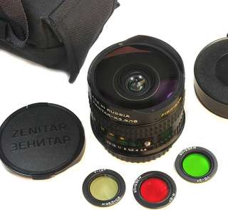 ZENITAR 16mm/f2.8 FISHEYE LENS for Sony A100 Minolta AF  