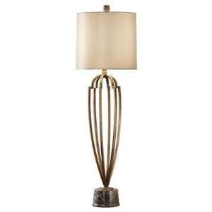  Murray Feiss 9956FG BMB Ansari One Light Table Lamp in 