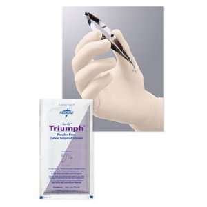  Medline Triumph Powder Free Surgical Gloves   Size 8   Qty 
