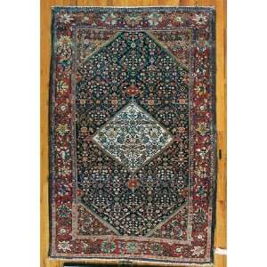  4x6 Hand Knotted Farahan Persian Rug   44x67
