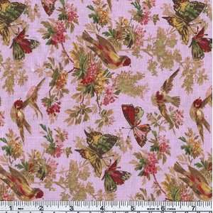   Is The Wind Butterfly Lilac Fabric By The Yard Arts, Crafts & Sewing