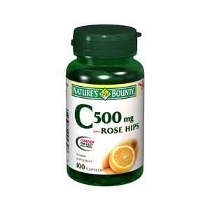  NATURES BOUNTY VIT C 500MG ROSE HIP 430 100CP by NATURES BOUNTY 