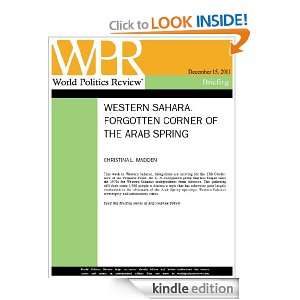 Western Sahara Forgotten Corner of the Arab Spring (World Politics 