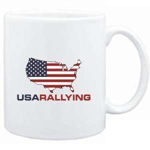  Mug White  USA Rallying / MAP  Sports: Sports & Outdoors