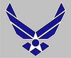 AF 1021 Air Force Wings Military Bumper Sticker Window Decal items in 