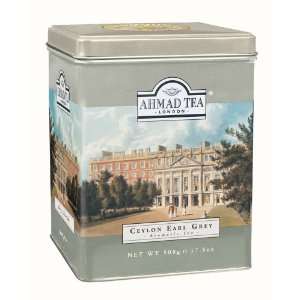 Ahmad 500g Loose Ceylon Earl Grey Aromatic Tea Caddy, 1.56 Ounce Tin 