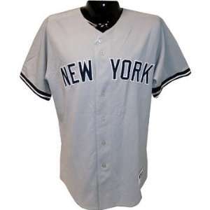  2008 Yankees Game Issued Road Grey Jersey (52): Sports 