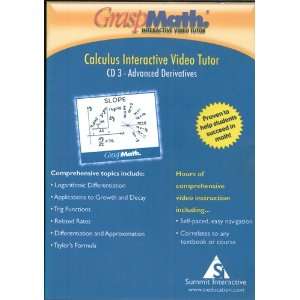  GraspMath Calculus Interactive Video Tutor CD/ROM #3 