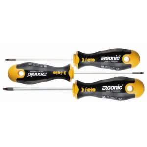  3pc Ergonic Square Screwdriver Set, Felo 53517