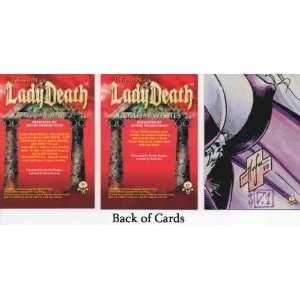 Lady Death 3 All Chromium Pin Up Fan Art Lady Death #83 Single Trading 